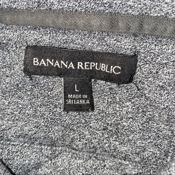 Banana Republic Pullover 1/4 Zip Jacket Quilted Long Sleeve Unisex Top - Picture 5 of 9